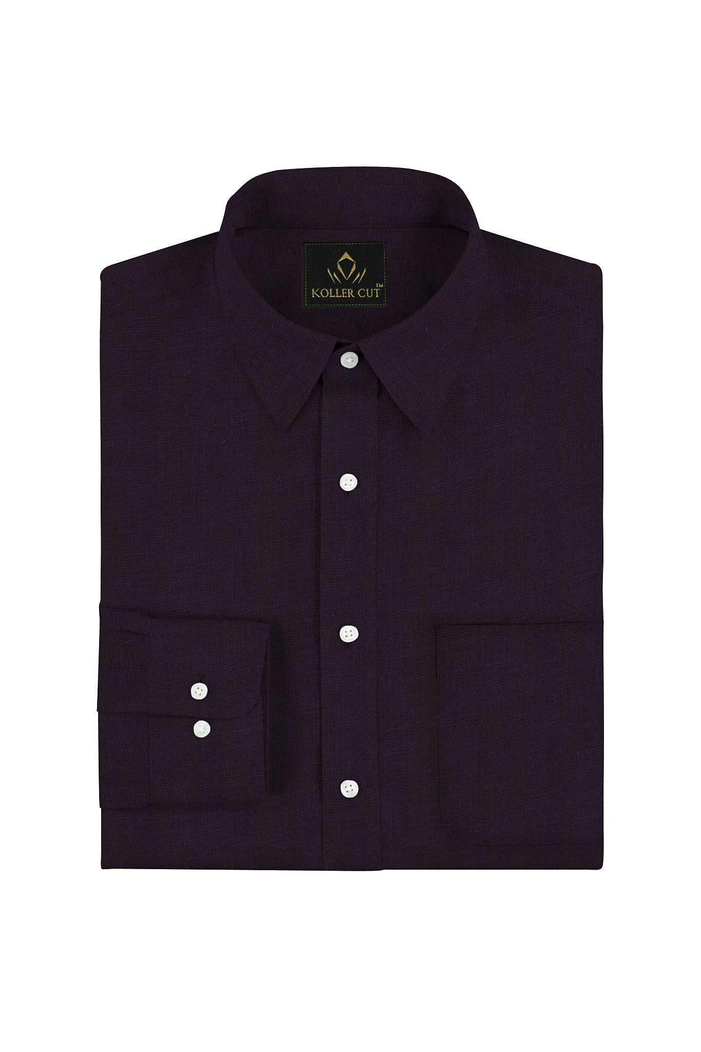 Wine Luxurious linen shirt