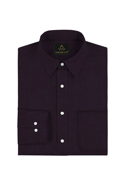 Wine Luxurious linen shirt