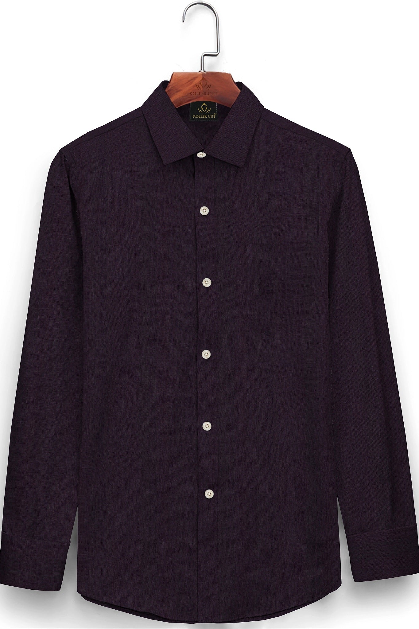 Wine Luxurious linen shirt
