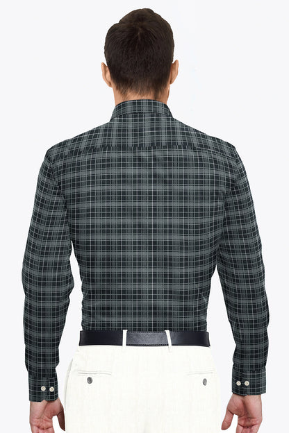 Stitch Custom Shirts in Chennai India - Checks Cotton Shirt
