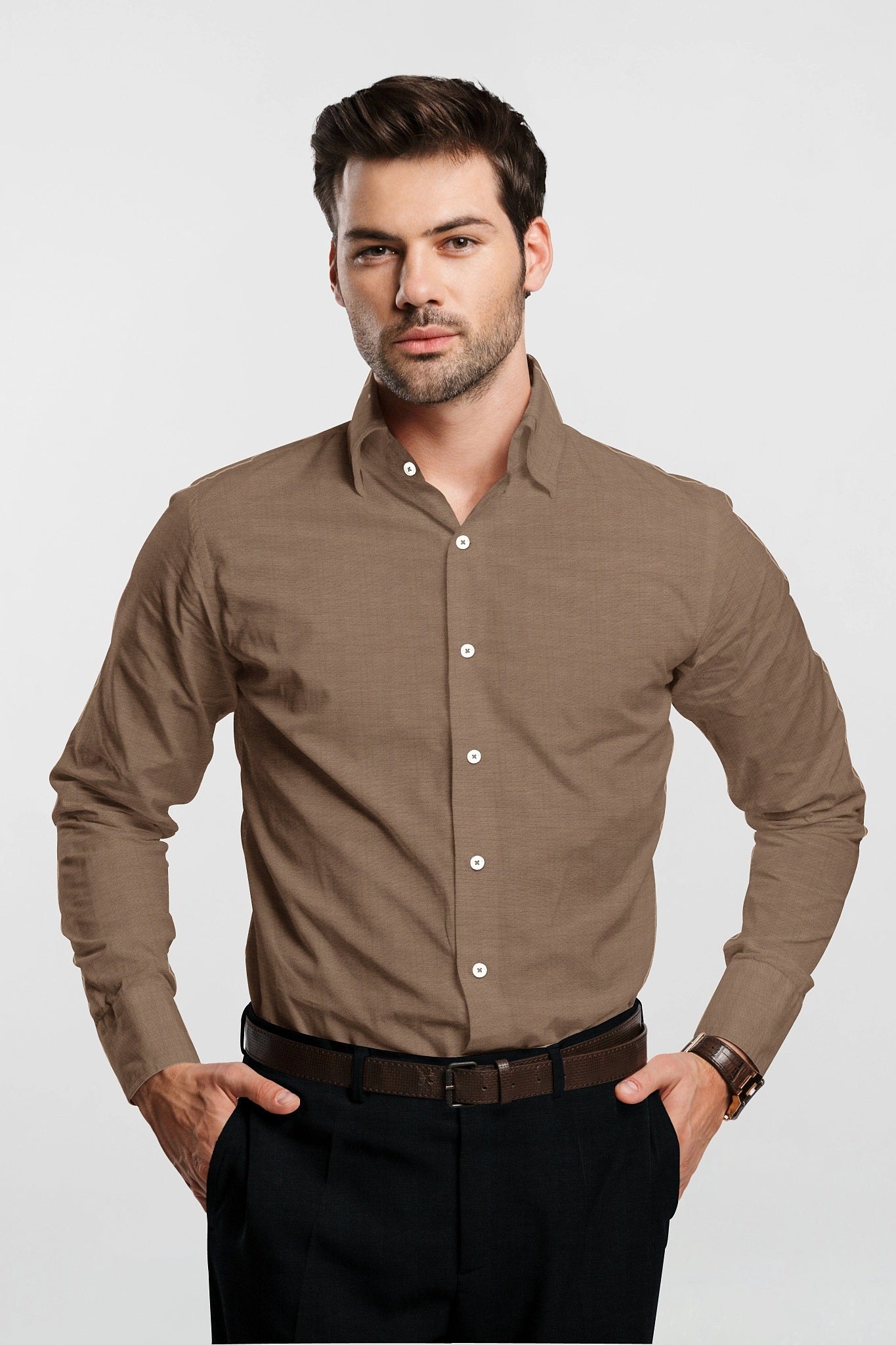 Fawn Luxurious Linen Shirt