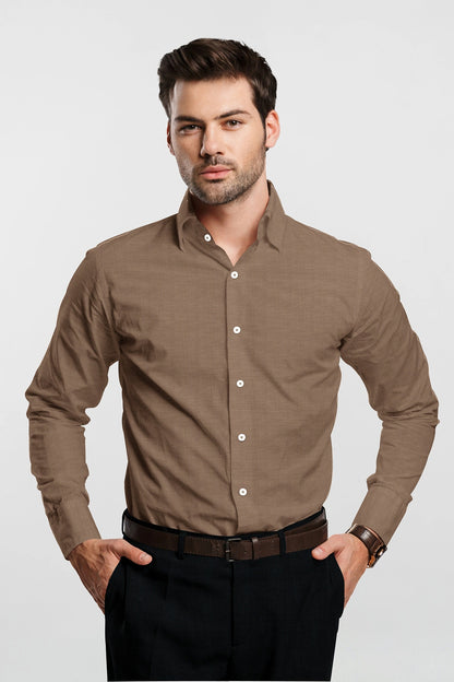 Fawn Luxurious Linen Shirt