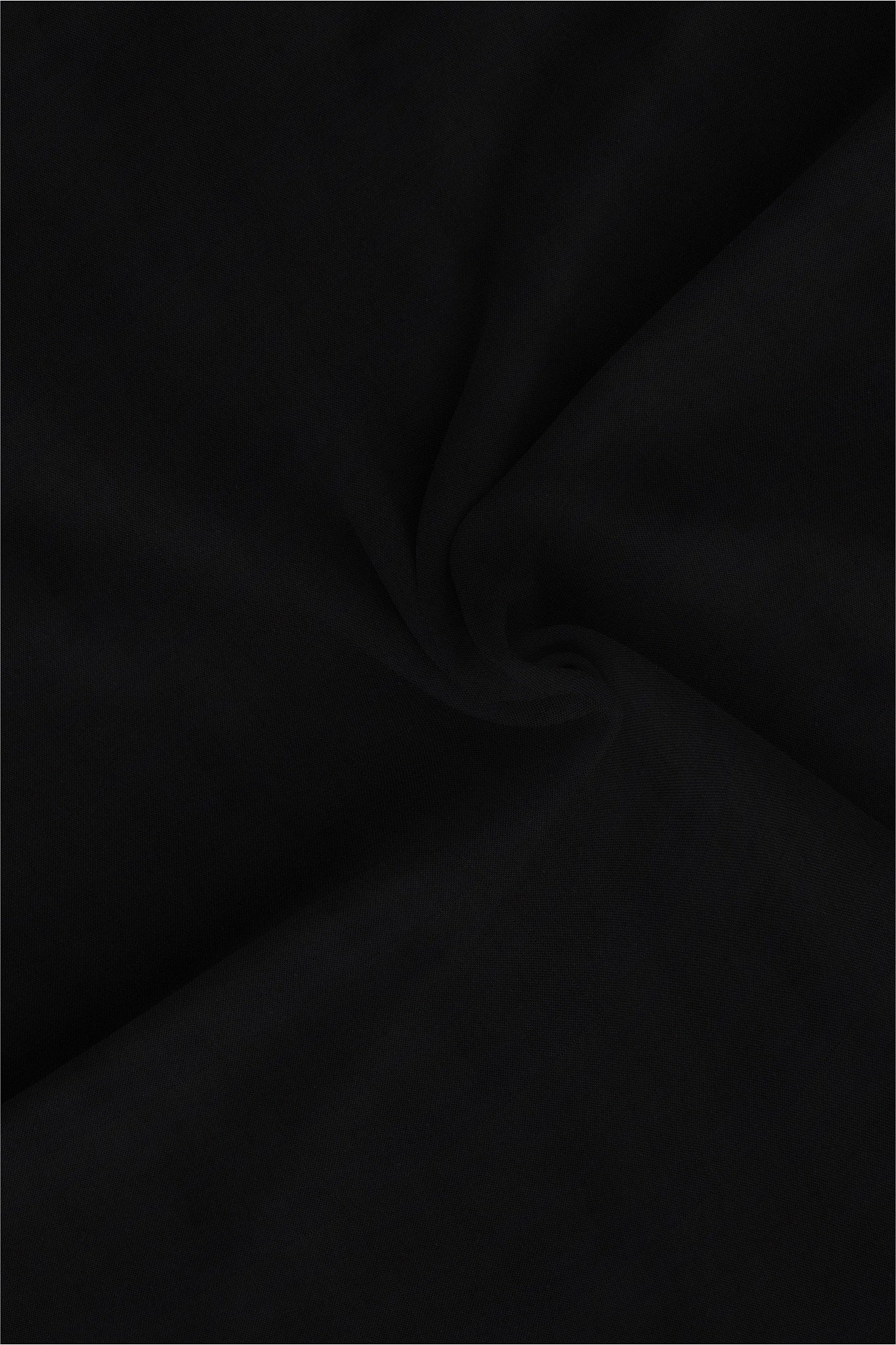 Jade Black Mandarin Collar Premium Oxford Cotton Shirt