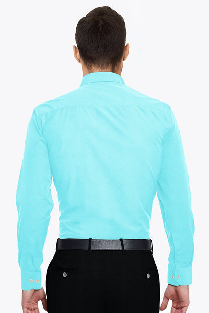 Arctic Blue Men's Luxurious Linen Shirt