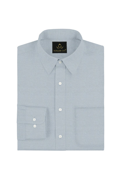 Cloud Grey Men's Luxurious Linen shirt