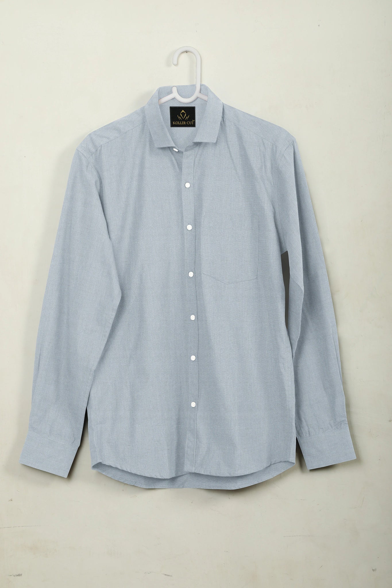 Cloud Grey Men's Luxurious Linen shirt