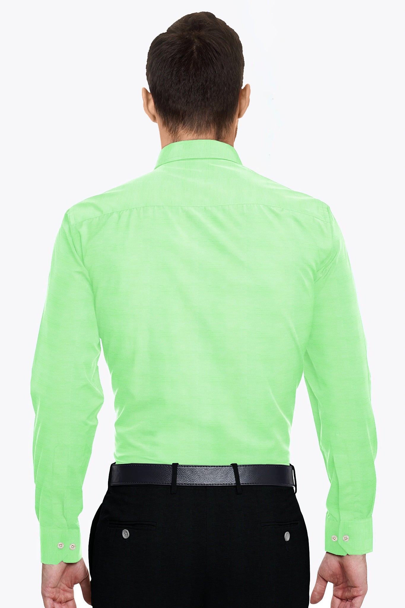 Lime Green Men's Luxurious Linen Shirt