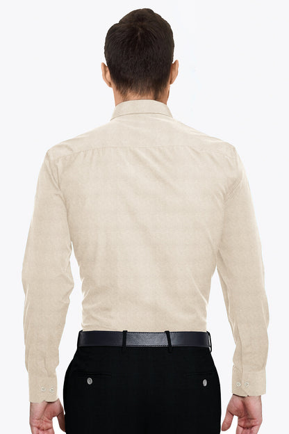 Light Fawn Men's Luxurious Linen Shirt