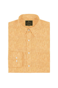 Honey Yellow Ombre Luxurious Linen Shirt