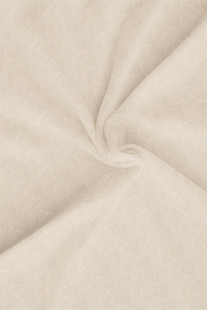 Beige Mandarin Collar Luxurious Linen shirt