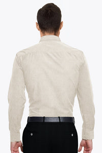 Beige Men's Luxurious linen shirt