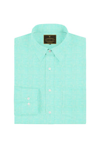 Celeste Blue Men's Luxurious Linen Shirt