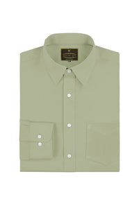 Artichoke Green Men's Giza Cotton Shirt