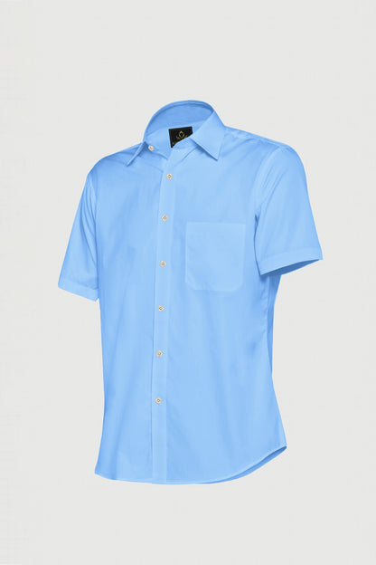 Hawkes Blue Giza Cotton Shirt