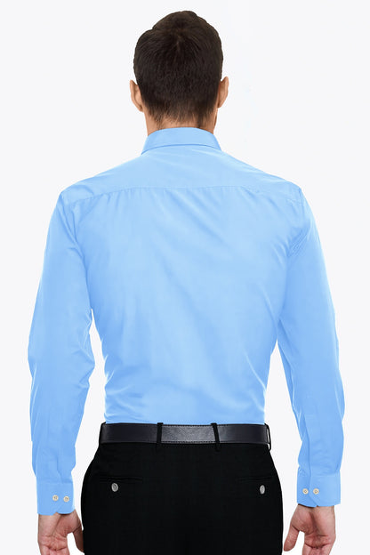 Hawkes Blue Giza Cotton Shirt