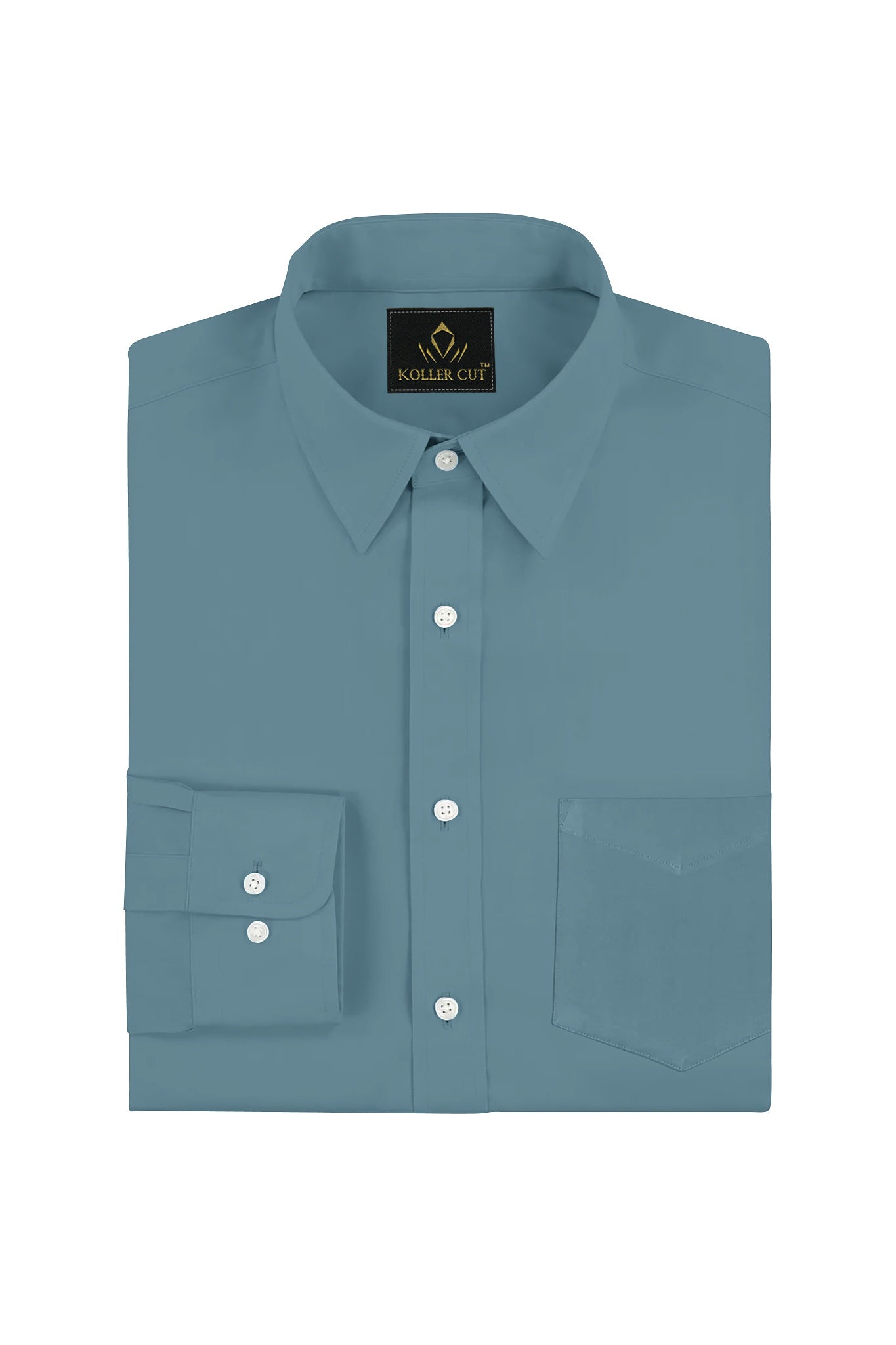 Stone Blue Giza Cotton Shirt