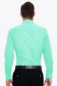 Aquamarine Cotton Linen Shirt