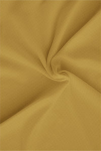 Medallion Yellow Men's Cotton Linen Shirt
