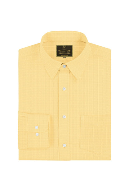 Dandelion Yellow Cotton Linen Shirt