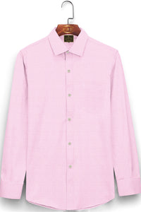 Nadeshiko Pink Men's Cotton Linen Shirt