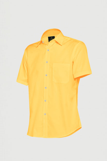 Turmeric Yellow Giza Cotton Shirt