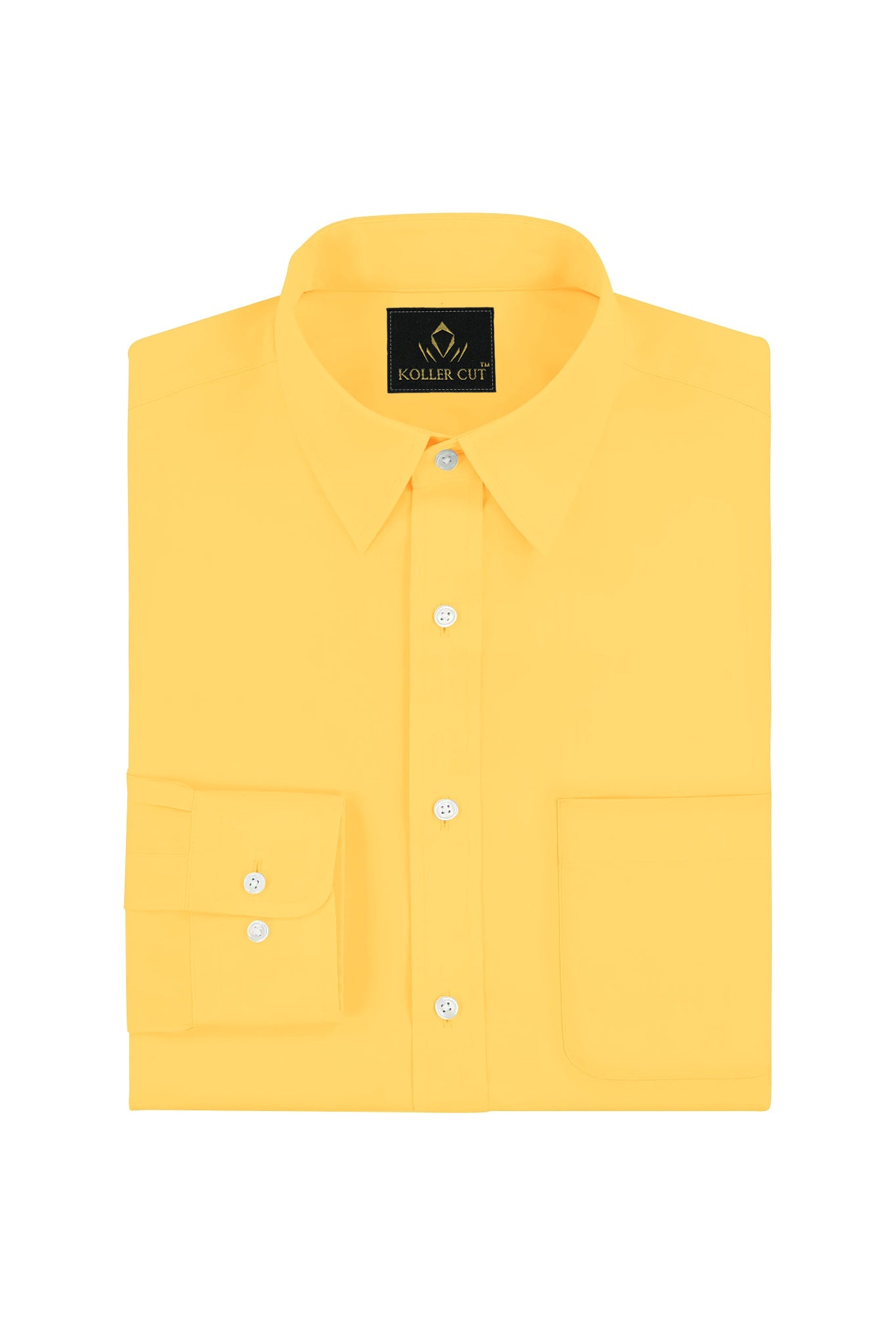Turmeric Yellow Giza Cotton Shirt