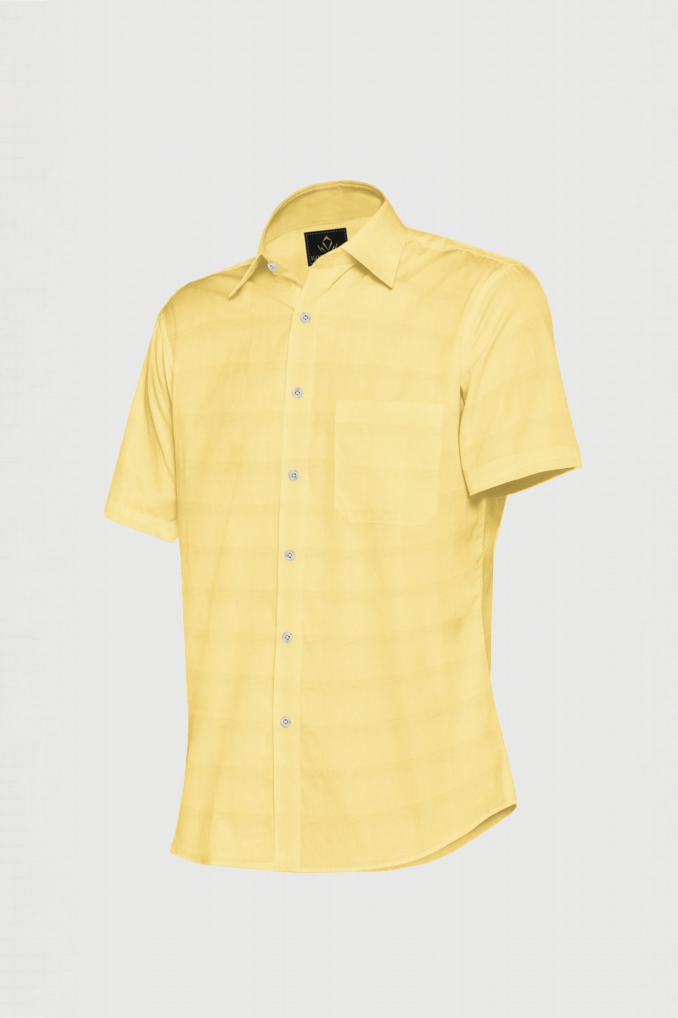 Royal Yellow Solid Premium Cotton Shirt