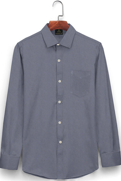 Iron Grey Luxurious Linen Shirt -Best Pure Linen Shirts in India
