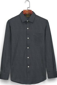 Iron Grey Luxurious Linen Shirt