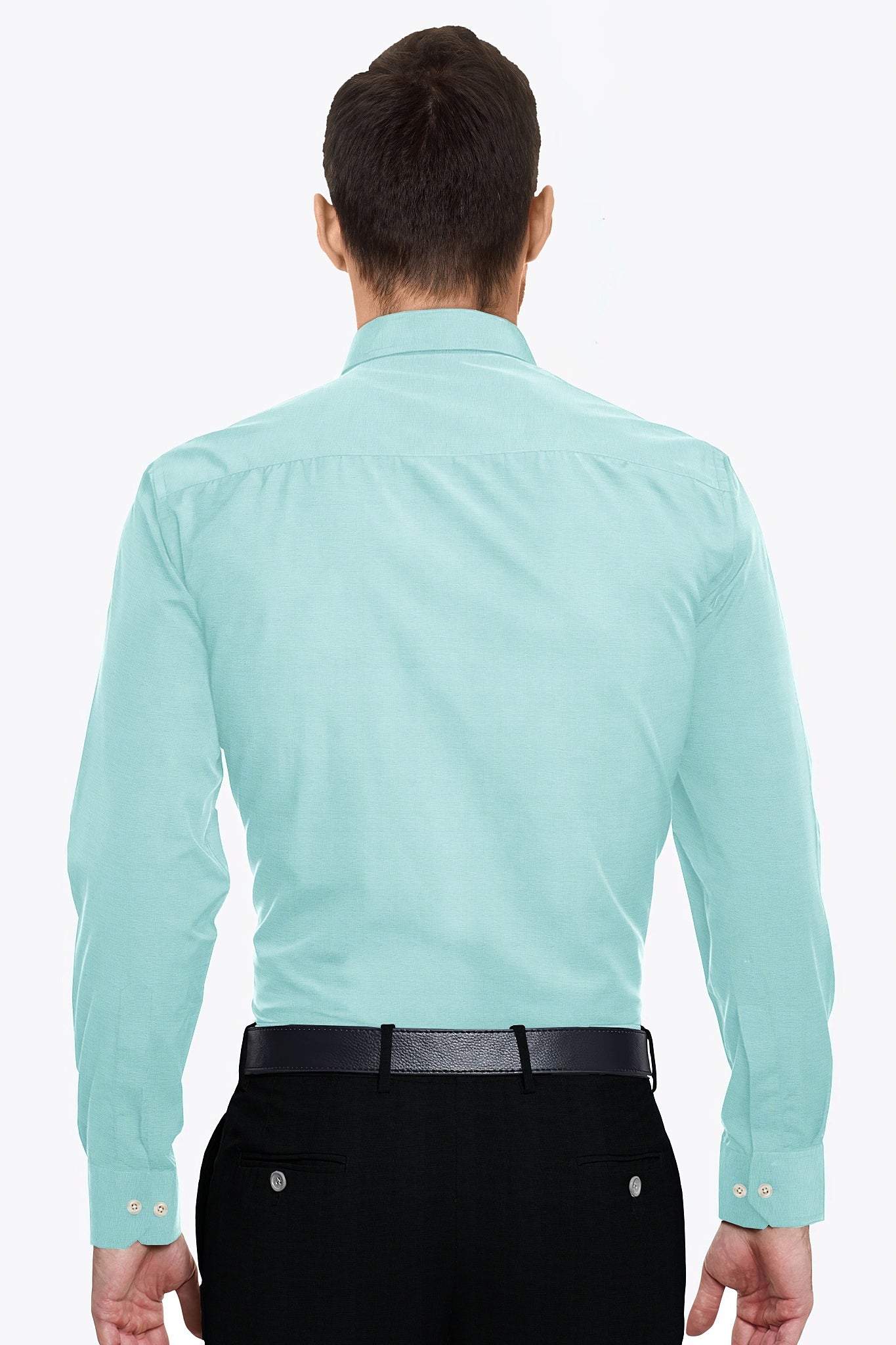 Turquoise Blue Luxurious Linen Shirt - Buy Linen Shirt in Mumbai
