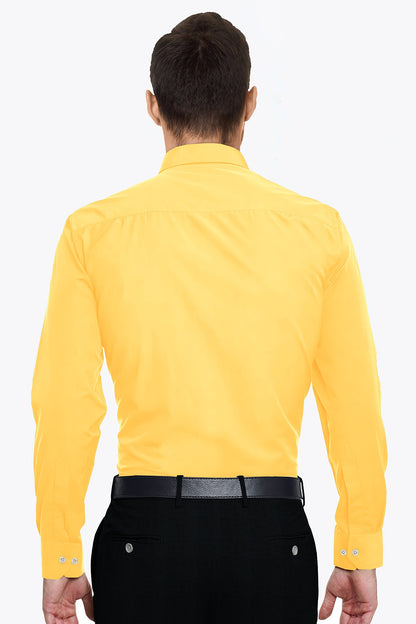 Turmeric Yellow Giza Cotton Shirt
