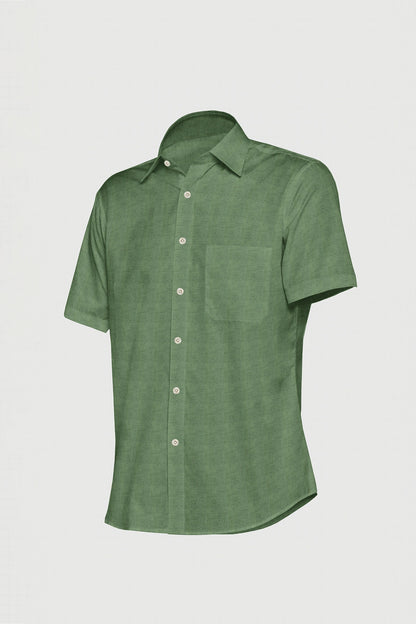 Fern Green Luxurious Linen Shirt