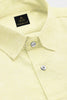 Cream Luxurious Linen Shirt - linen plus size shirts for men in Chennai India