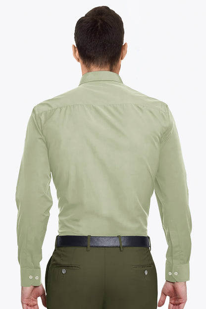 Artichoke Green Men's Giza Cotton Shirt