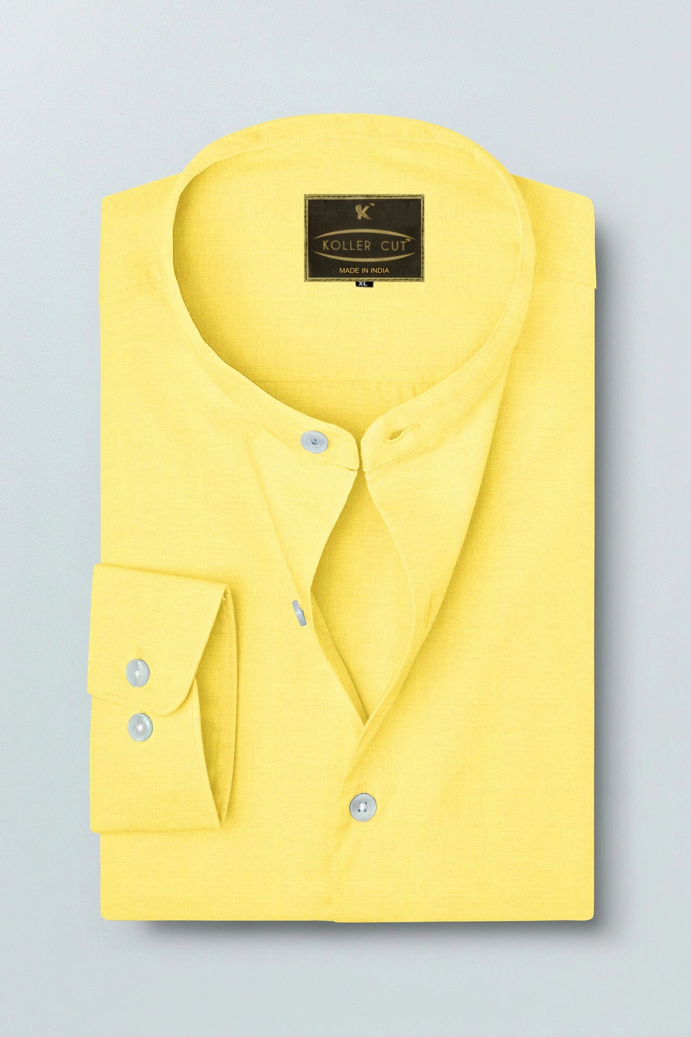 Lemon yellow hot sale linen shirt