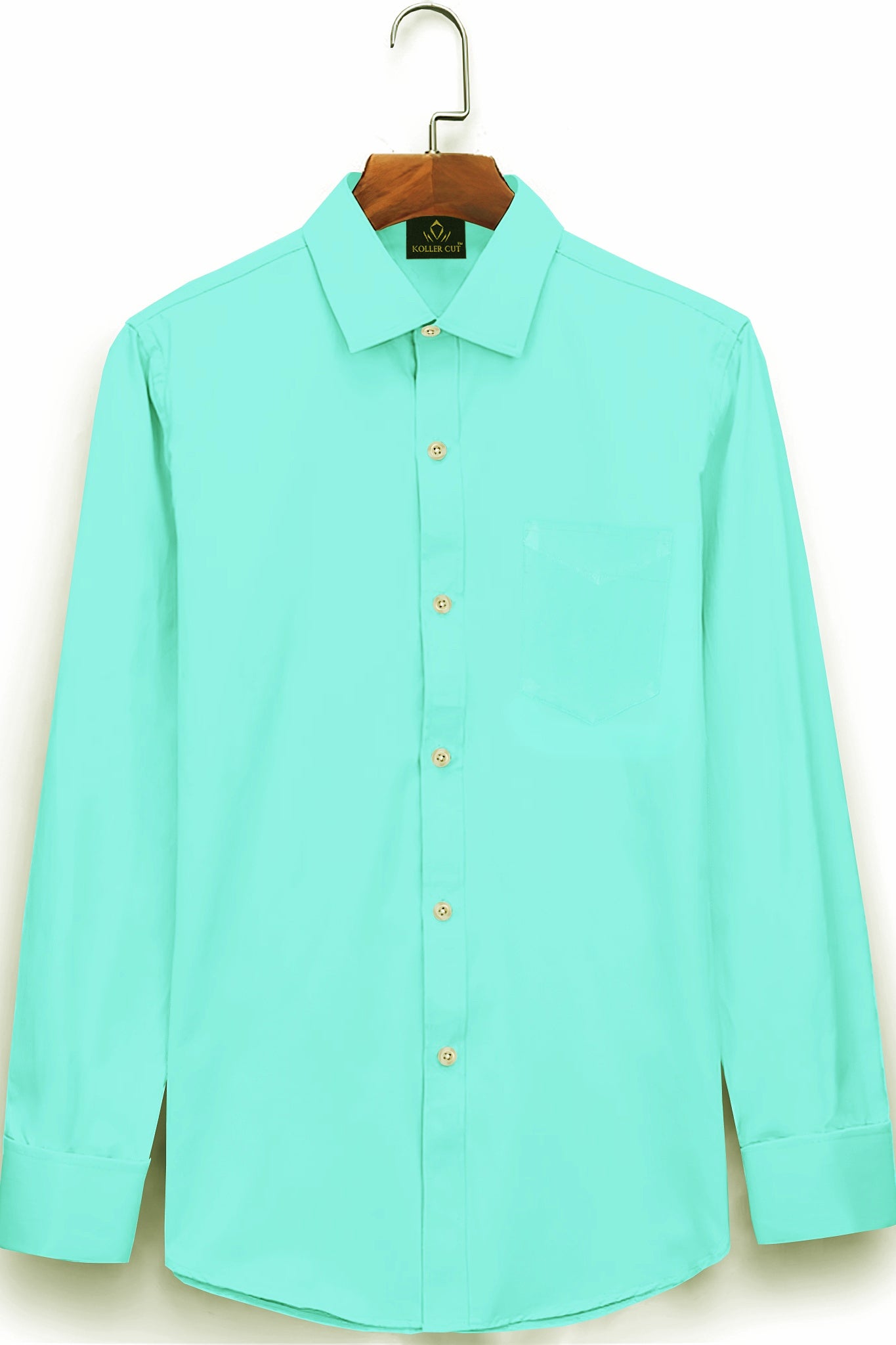 Celeste Blue Giza Cotton Shirt