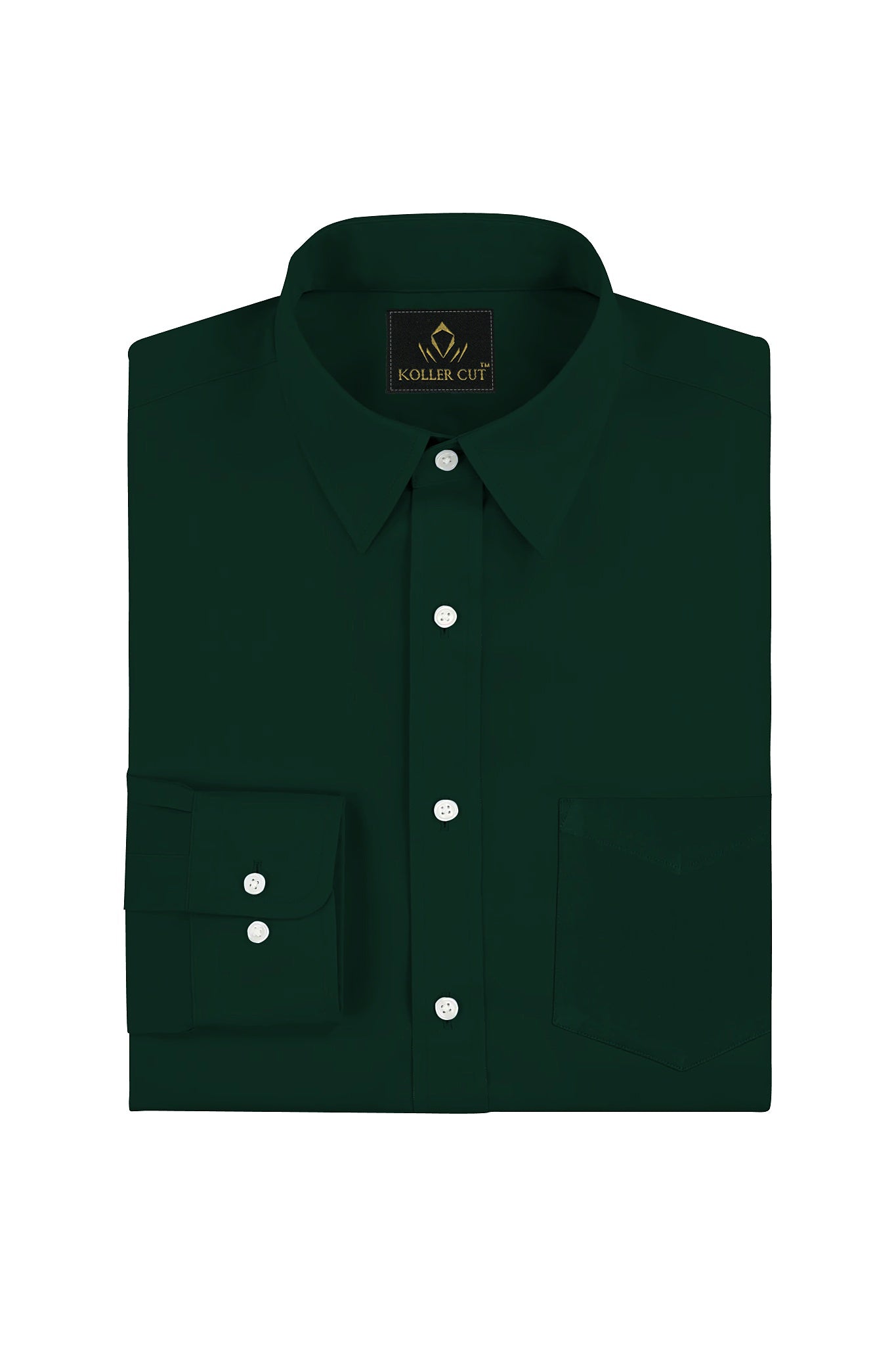 Forest Green Giza Cotton Shirt