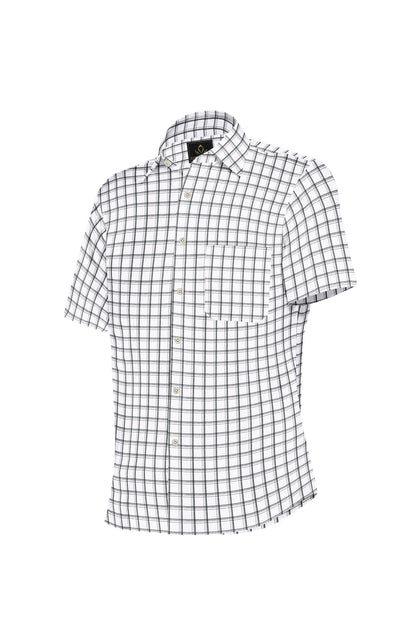 Caviar Black and White Checks Cotton Shirt Plus size in India - Custom Shirts Online in Hyderabad India