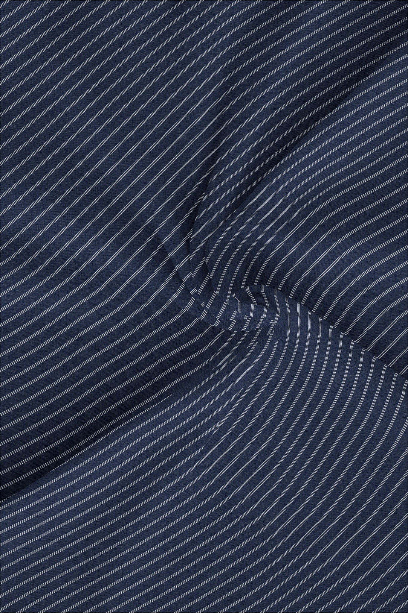 Kollercut-Monaco Blue and White Stripes Cotton Shirt-Formal Cotton Shirt in India 