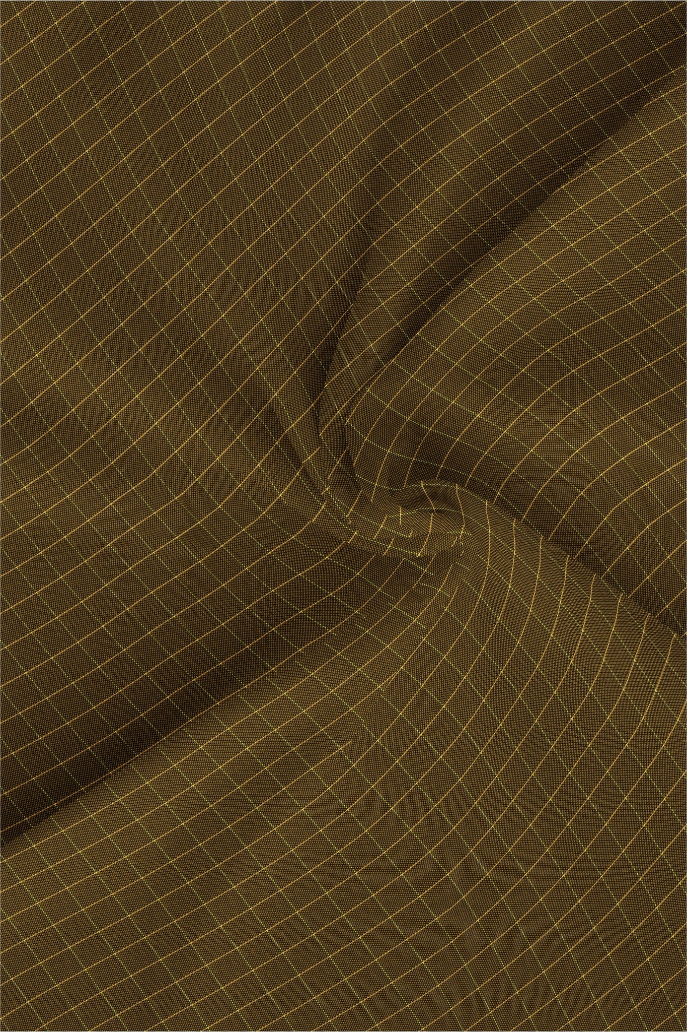 Golden Brown with Elfin Yellow and Estate Blue Jacquard Checks Cotton Shirt