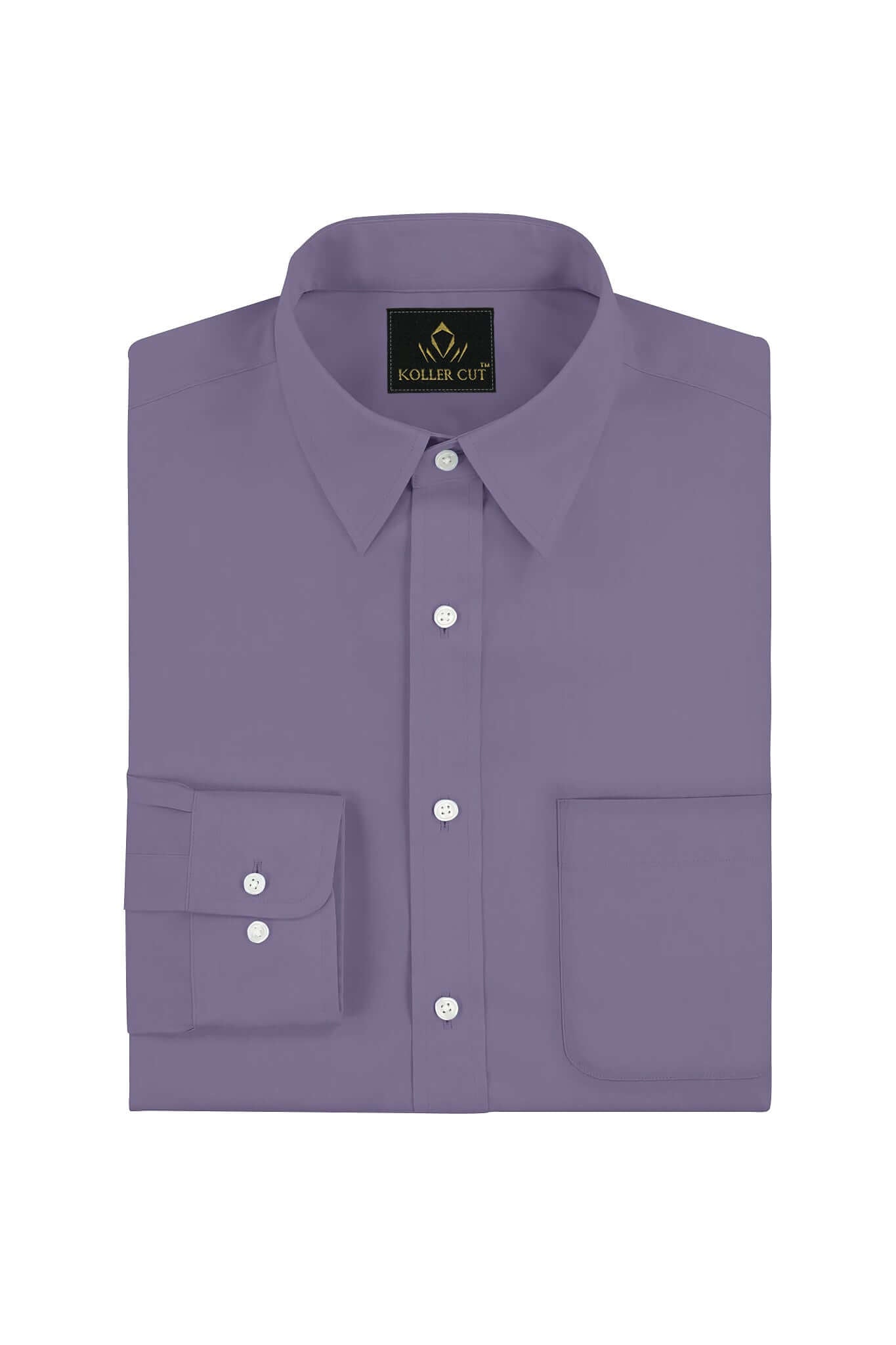 Aster Purple Giza Cotton Shirt