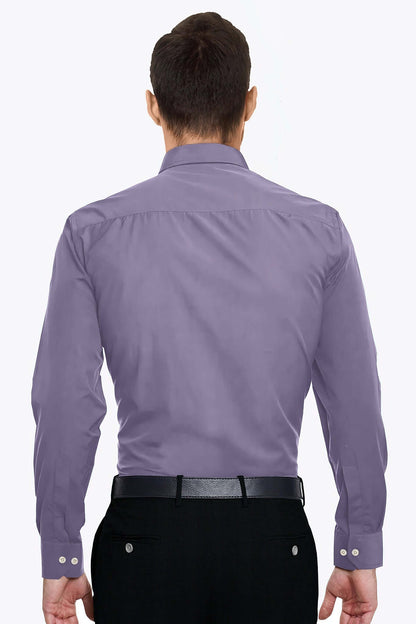 Aster Purple Giza Cotton Shirt