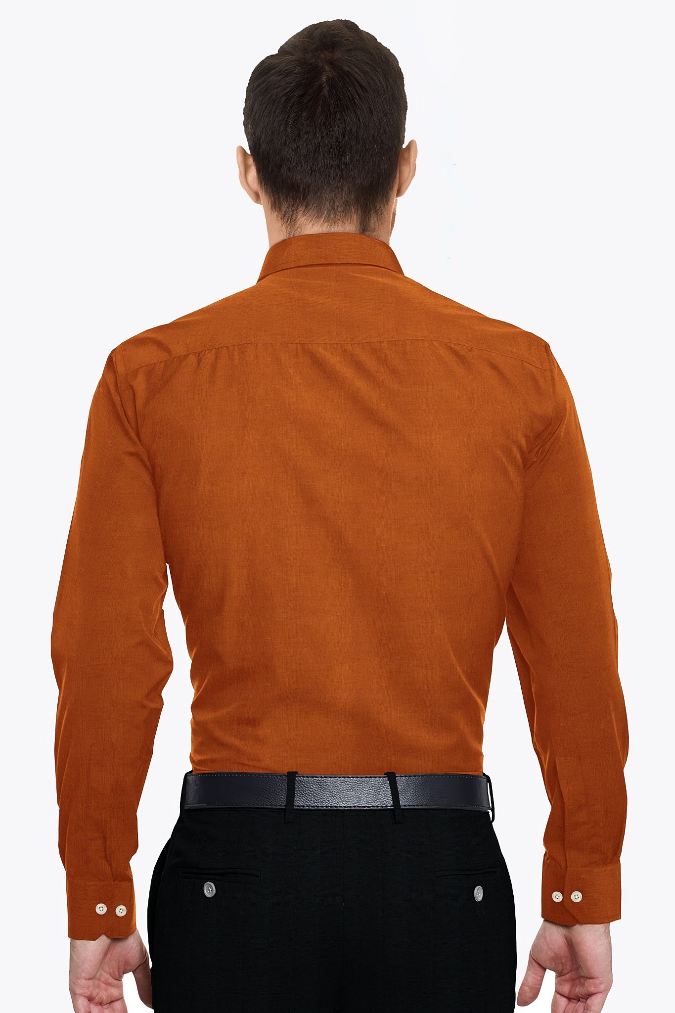 Celosia Orange Luxurious Linen Shirt