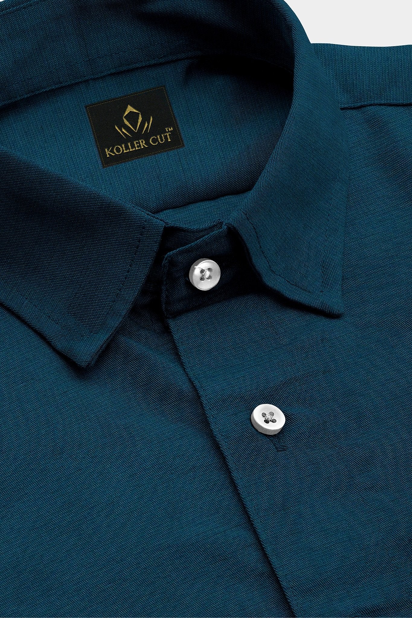 Royal Blue Luxurious Linen Shirt