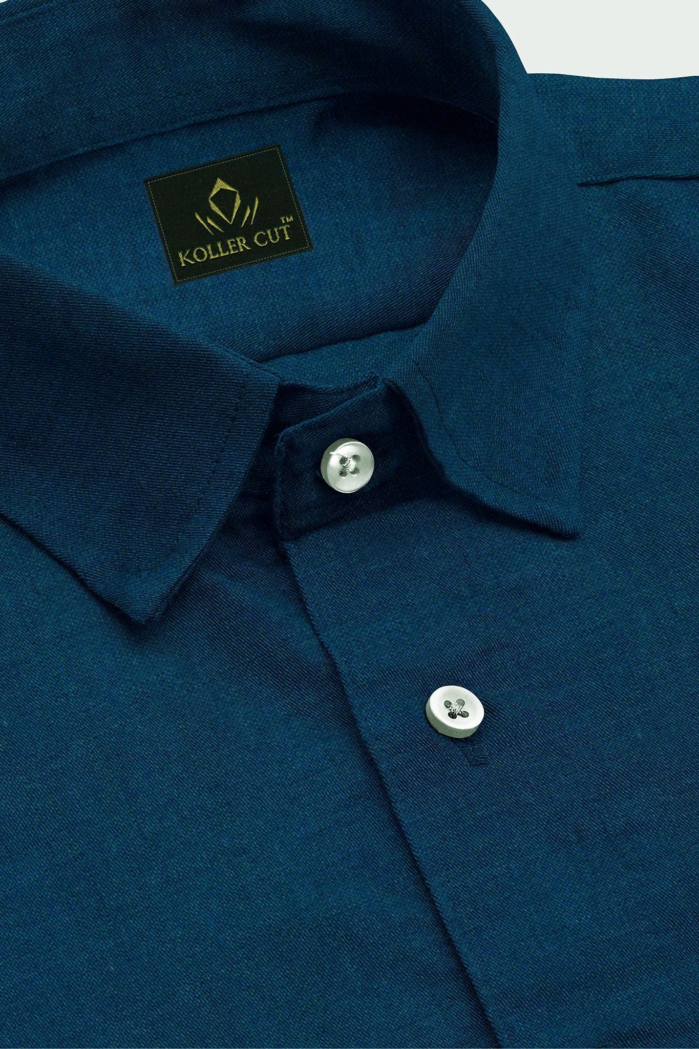 Royal Blue Luxurious Linen Shirt