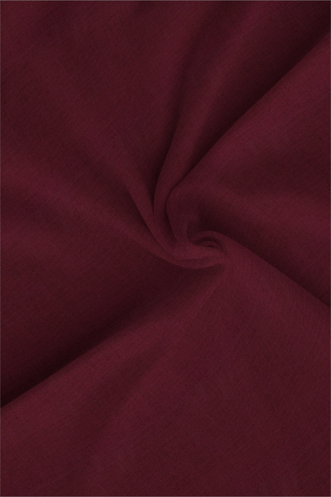 Merlot Red Mandarin Luxurious Linen Shirt