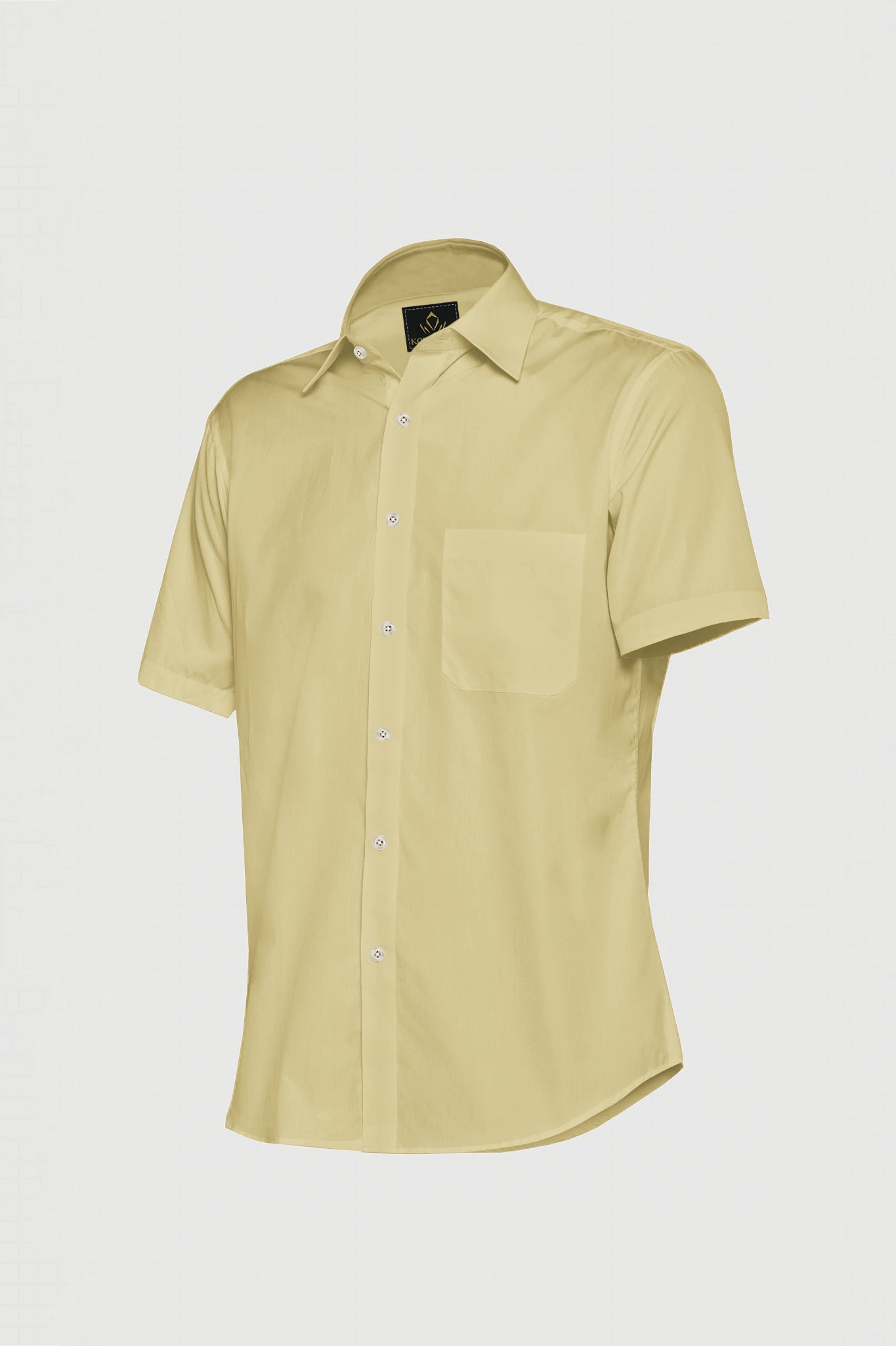 Beige Giza Cotton Shirt