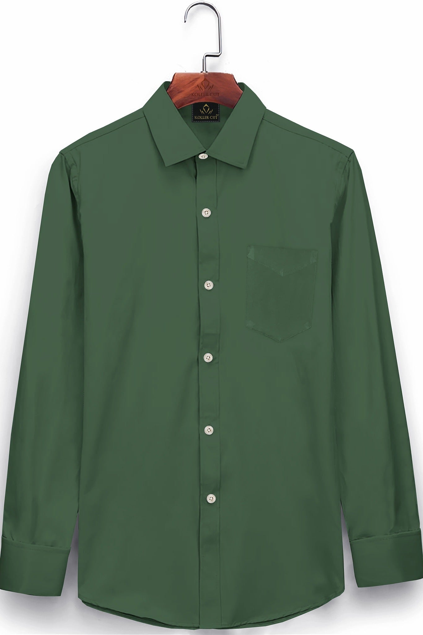 Bronze Green Giza Cotton The Shirt Factory Shirt