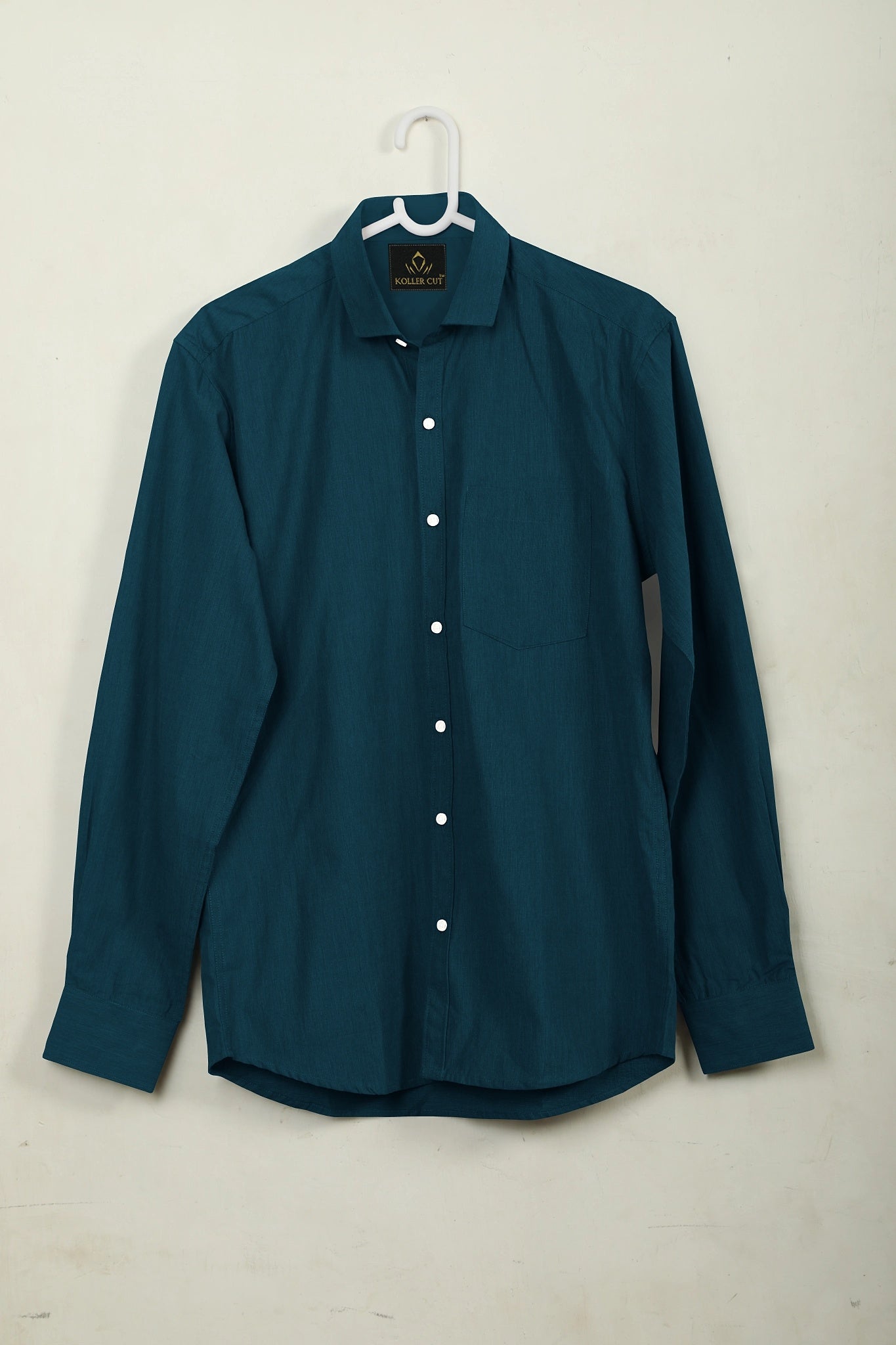 Quetzal Green Giza Cotton Shirt