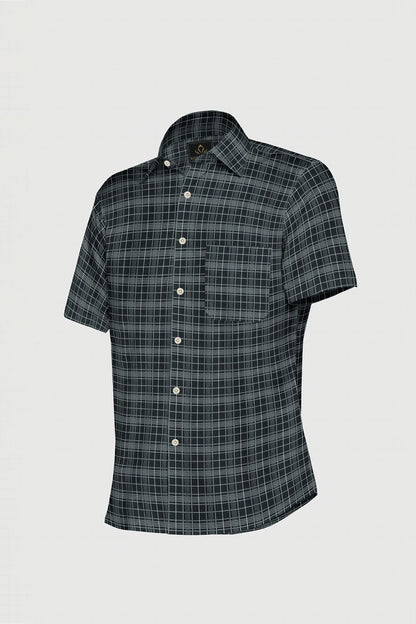 Stitch Custom Shirts in Chennai India - Checks Cotton Shirt